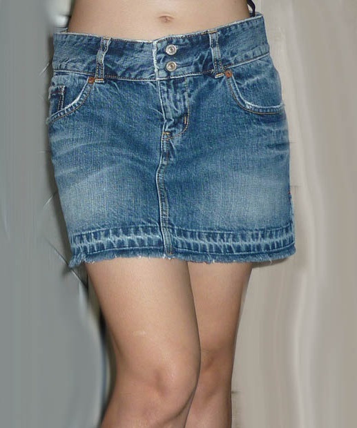 กระโปรงยีนส์ America Nino Jeans 30.5-35-12