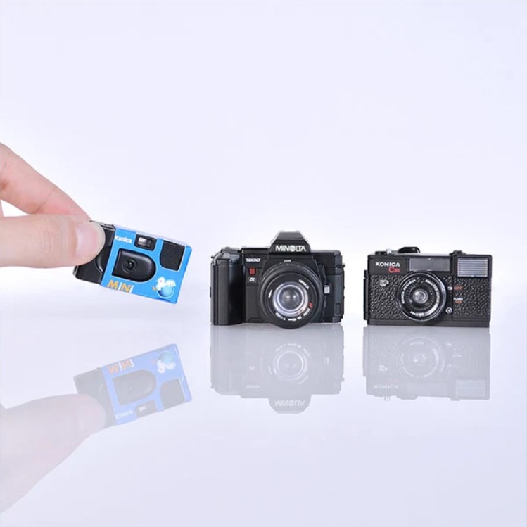 กาชาปองโมเดลกล้อง Konica Minolta Miniature Collection