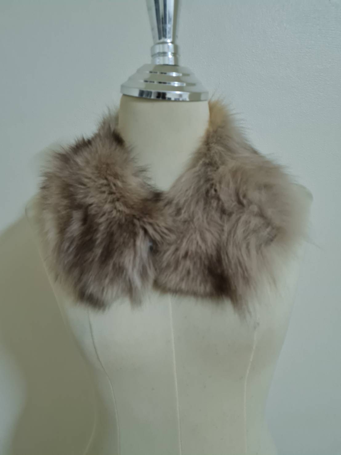 ผ้าพันคอ เฟอร์แต่งโค้ท Fur Fox แท้ เส้นเล็ก