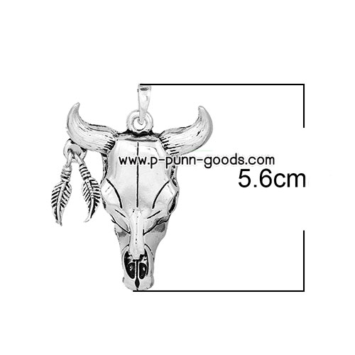 สร้อยหนังนิ่ม จี้วัว Taurus