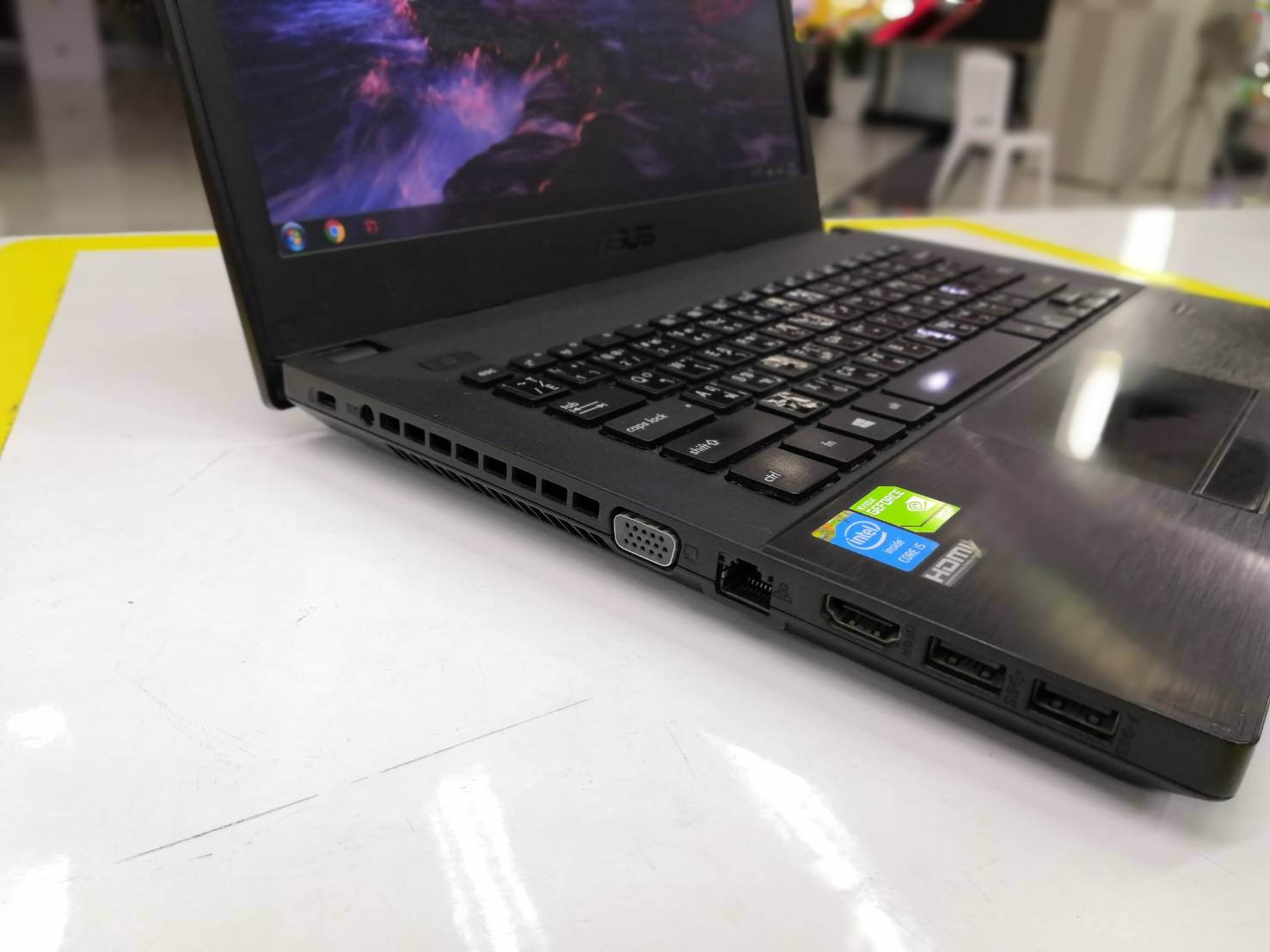 Notebook ASUS I5-4200U Ram4GB HD500GB ทำงาน ดูหนัง ฟังเพลง เกมส์ออนไลน์ได้