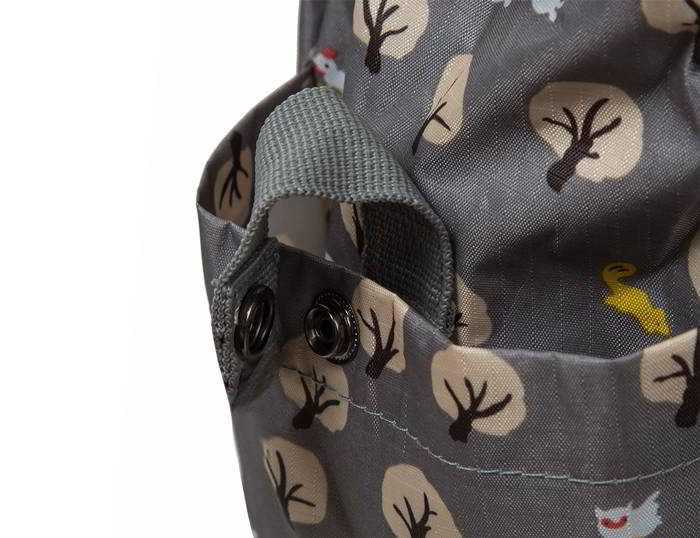 Ecosusi กระเป๋าคุณแม่ กระเป๋าสัมภาระคุณแม่ กระเป๋าแม่ลูกอ่อน แขวนรถเข็นเด็กได้ หิ้ว หรือสะพายไหล่ได้ (Grey Cute Tree)