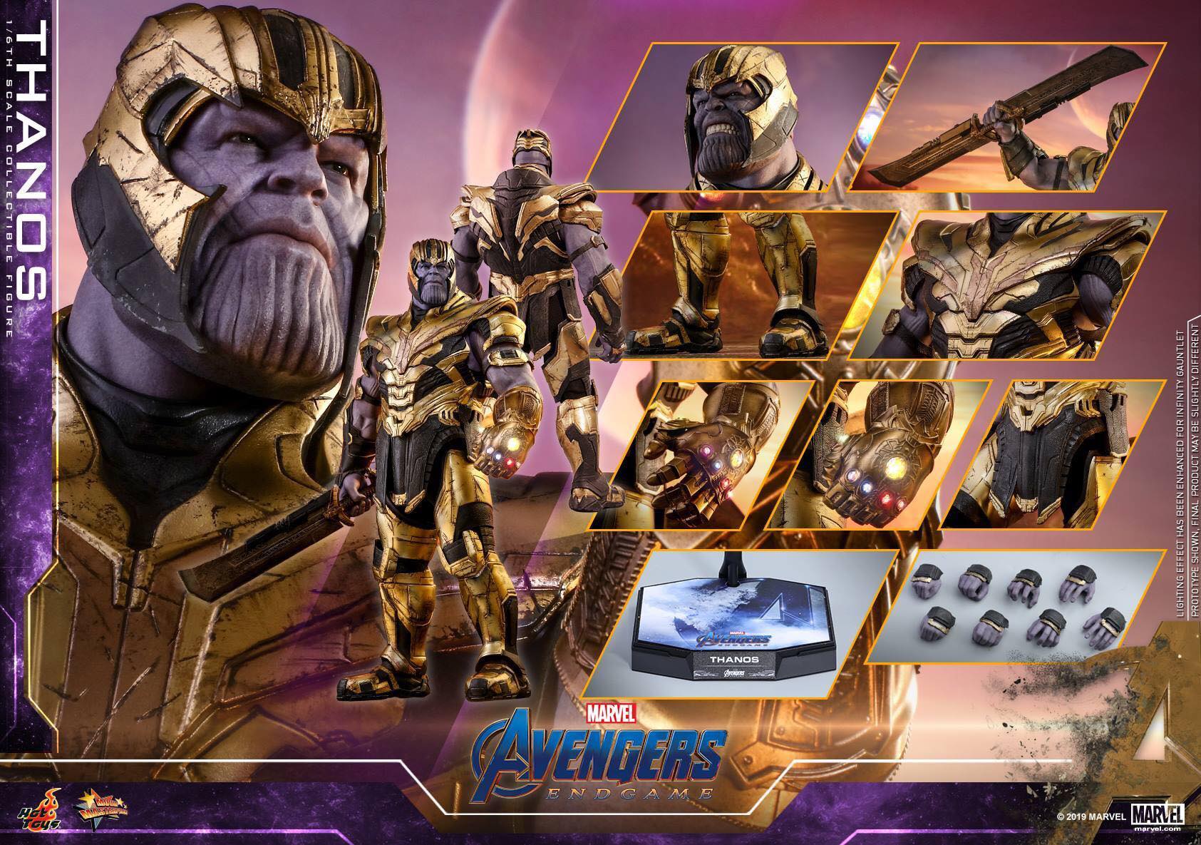 พร้อมส่ง Thanos (Full Armor): Avengers Endgame 1/6Scale by Hot Toys