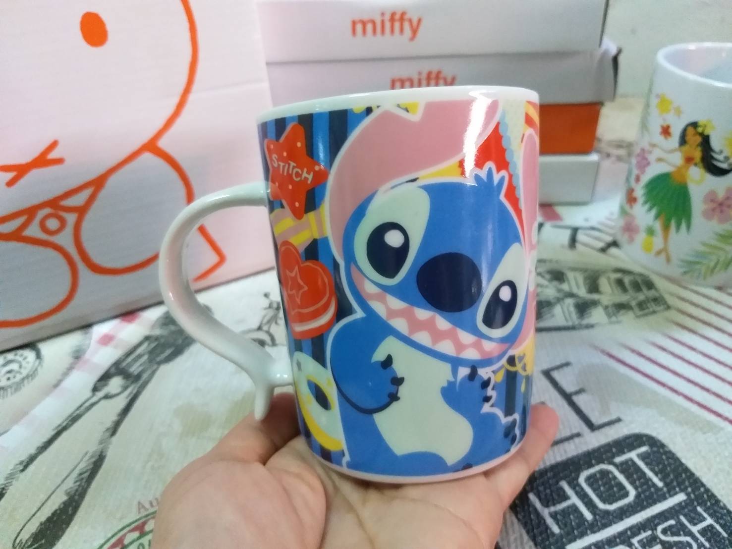 แก้วกาแฟ STITCH ลิขสิทธิ์แท้จากญี่ปุ่น