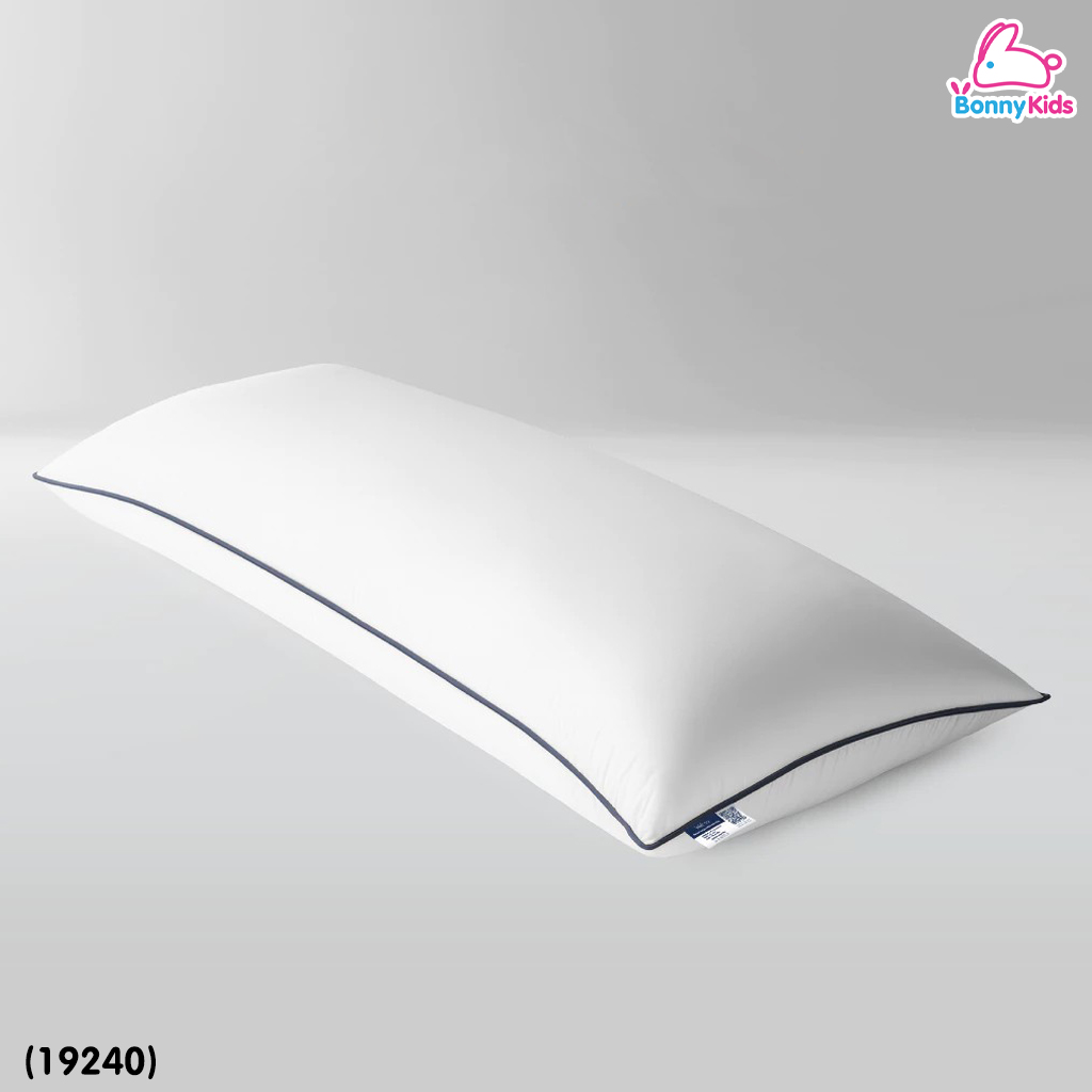 (19240) Welcare (เวลแคร์) Premium SoftGel Body Pillow หมอนหนุนใบยาว รองรับน้ำหนักในท่าตะแคง พร้อมปลอกหมอน