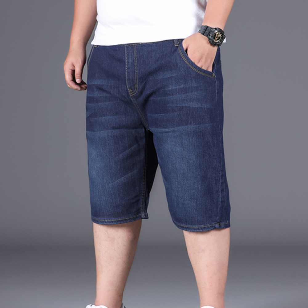 กางเกงยีนส์ผู้ชาย เอว 40-42 นิ้ว ยีนส์ขาสั้น ผู้ชายอวบ FF0314