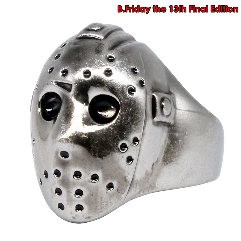 กาชาปองแหวนหน้ากากเจสันศุกร์ 13 Friday the 13th METAL RING COLLECTION