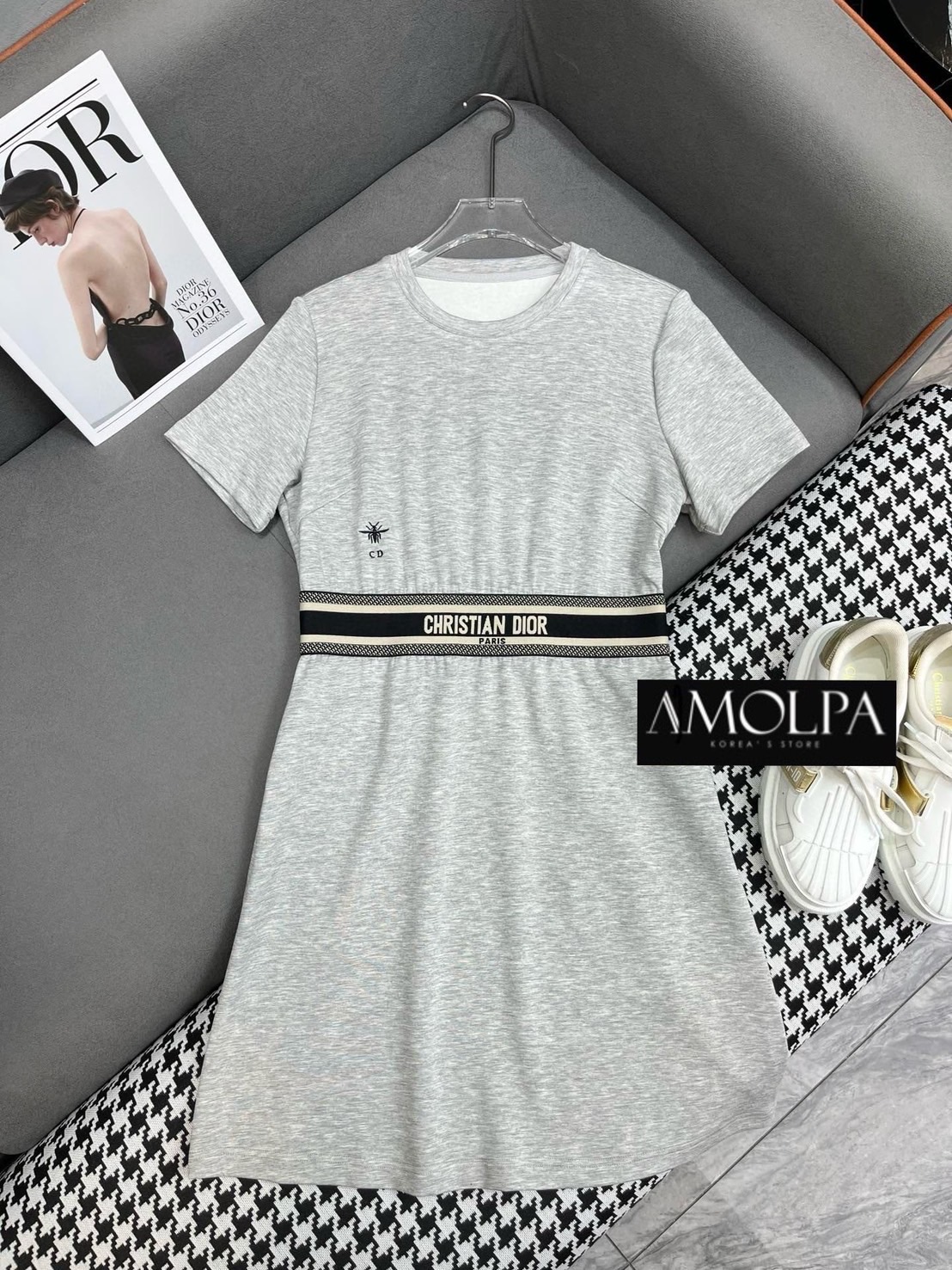 DRESS CD. ใส่เดินห้างชิวๆ งานสวยม๊ากกก สวยหรู ดูแพงสุดๆ งานมีน้ำหนัก ผ้าอย่างดี . สินค้าคุณภาพ (พร้อมส่ง)