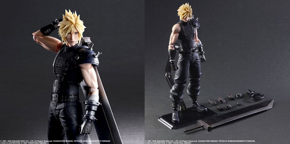 พร้อมส่ง] Final Fantasy VII Remake PLAY ARTS Kai Cloud Strife Version 2