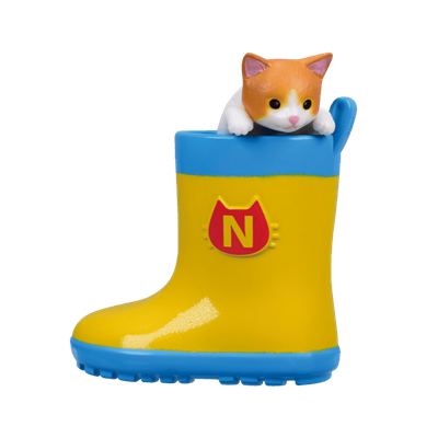 กาชาปองฟิกเกอร์แมวในรองเท้าบูท