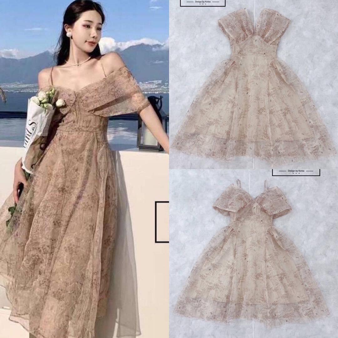 Dress :: เดรสสายเดี่ยวตัวยาว สวยทรงดี มีกิมมิคซ้อนชั้นผ้าปลากไหล่สวย ตัวเดรสเลือกใช้ผ้าเนื้อสวยพริ้ว สีสวยคลาสสิค สินค้าคุณภาพ (พร้อมส่ง)