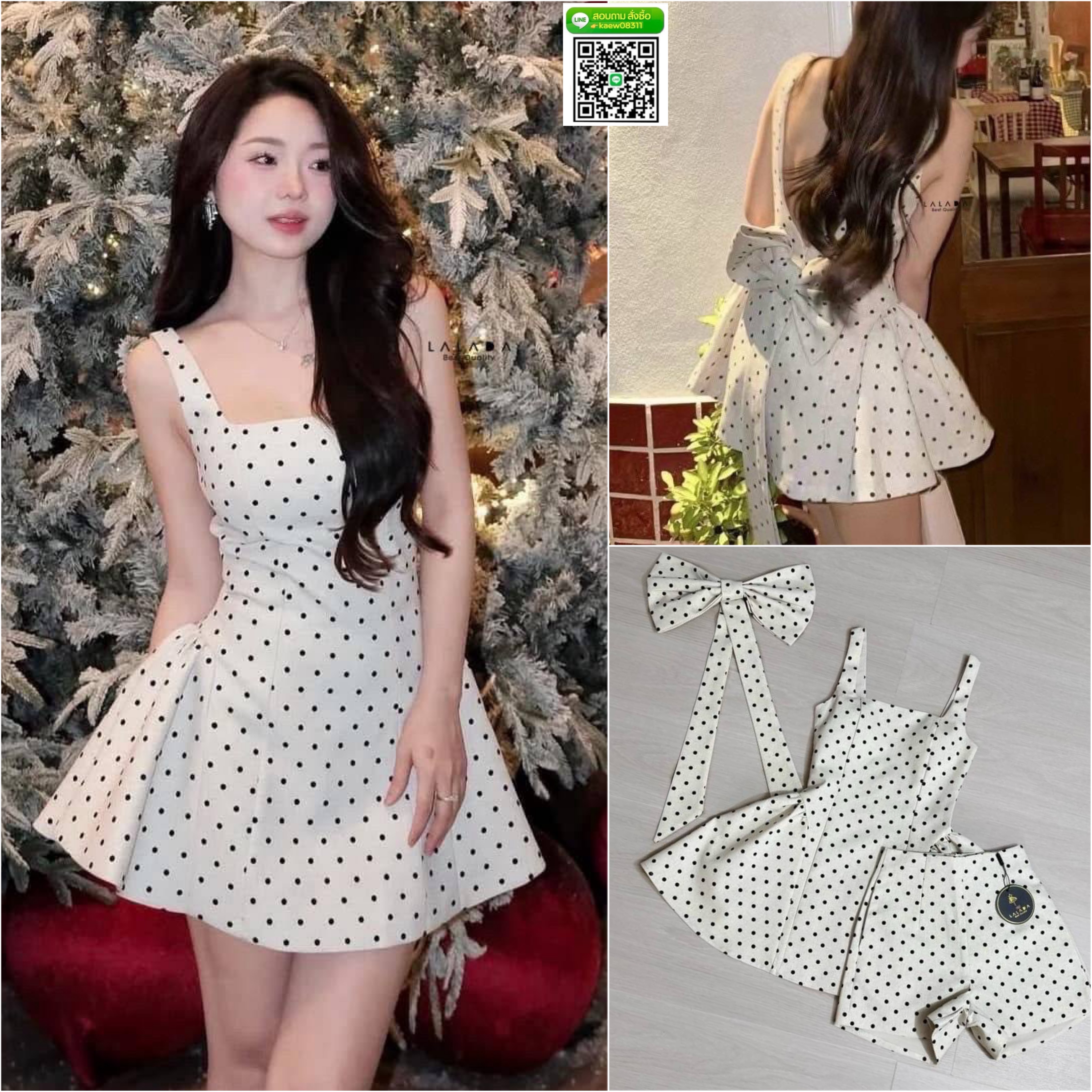 set 3 ชิ้นน่ารักมากๆ มินิเดรส สายเดี่ยวทรงบานลายดอจ + กางเกงขาสั้น เนื้อผ้าและลายเดียวกัน อกเสริมฟองน้ำ สวยโซคิ้วว ใส่สบาย : สินค้าคุณภาพ (พร้อมส่ง)