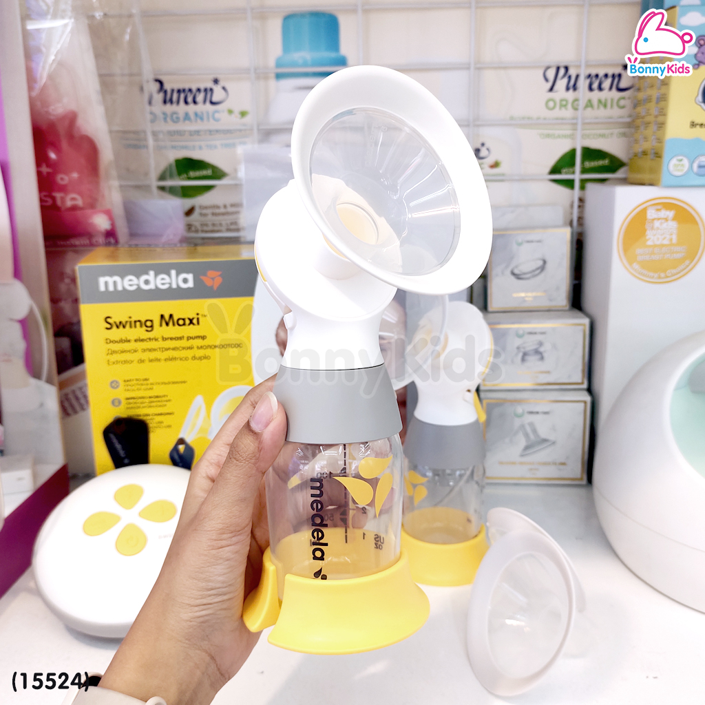 (15524) Medela (เมเดล่า) Medela Breast Pump เครื่องปั๊มนมไฟฟ้า แบบปั๊มคู่ รุ่น New Swing Maxi