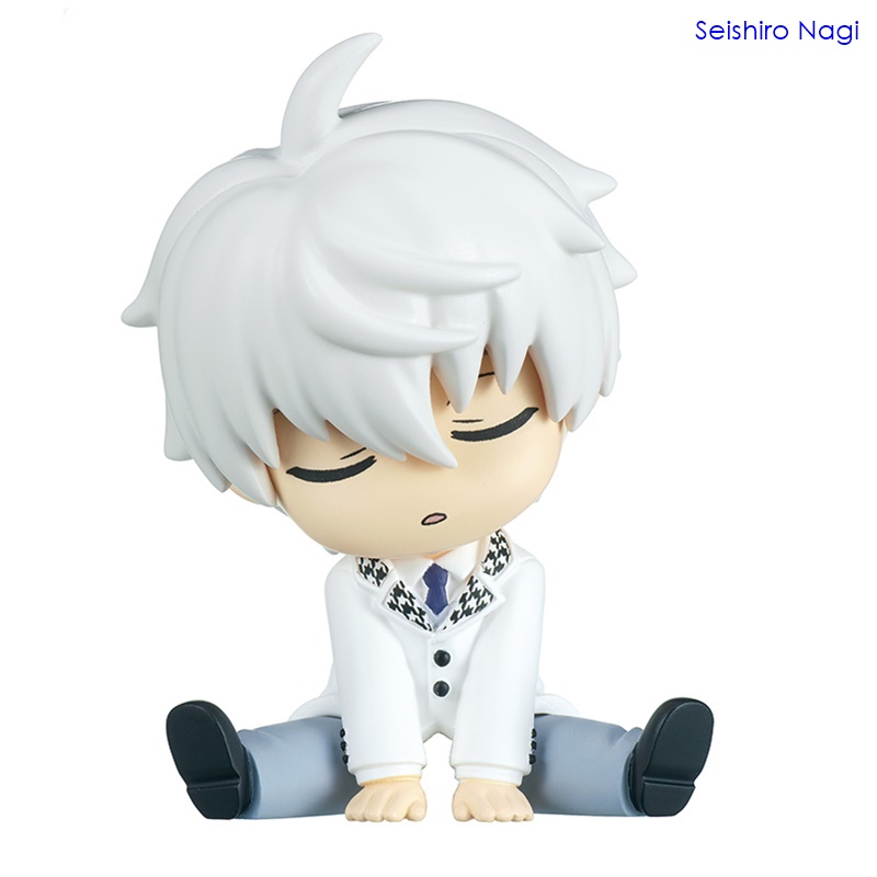 กาชาปองฟิกเกอร์ตัวการ์ตูนขังดวลแข้ง Shoulders Fig Blue Rock