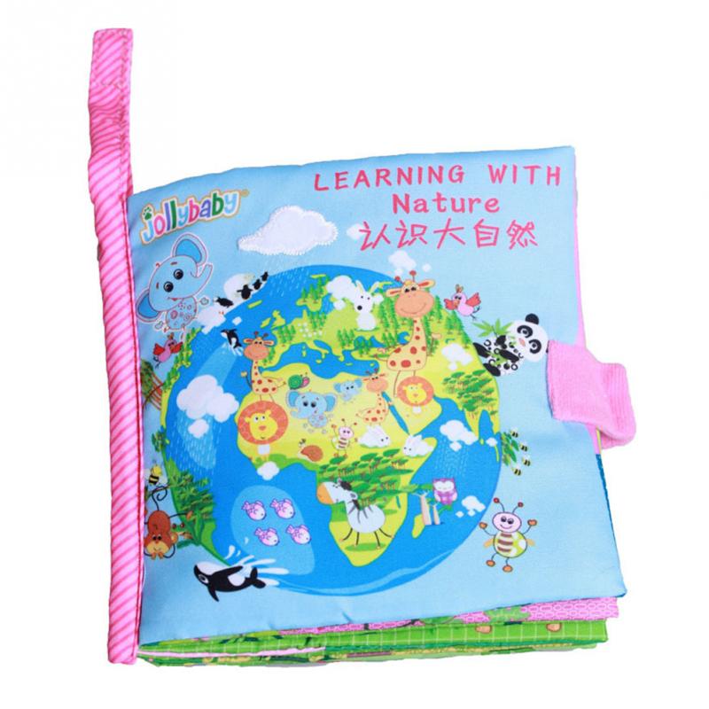 หนังสือผ้า หนังสือภาพสำหรับเด็กเล็ก Learning with Nature by Jollybaby