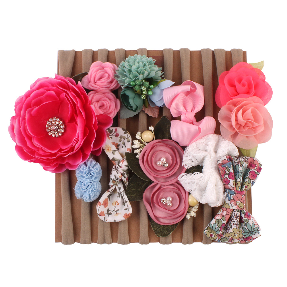 คาดผมเด็กทารก ผ้าคาดผมเด็กอ่อน ผ้าคาดผมทารก โบว์เด็กทารก ดอกไม้ Princress Collection สำหรับเด็กหญิงตัวน้อย น่ารักๆ 10 สไตล์