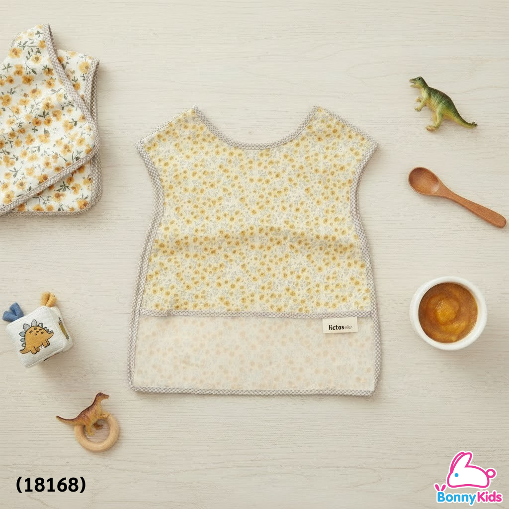 Lieto ผ้ากันเปื้อนทรงเสื้อกั๊ก สำหรับเด็ก 5 เดือนขึ้นไป