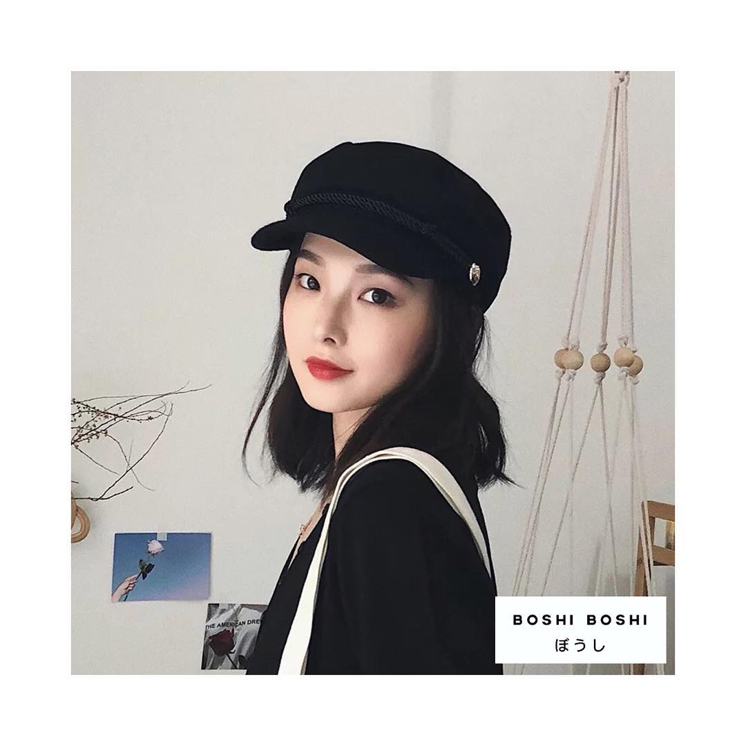 หมวกแก๊ปทรงนิวส์บอย earth music. สวยมาก