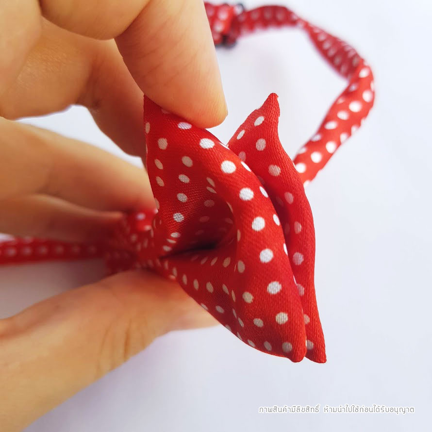 โบว์หูกระต่ายเด็ก ผูกสำเร็จ ปรับขนาดได้ สำหรับวัย 1-12 ปี