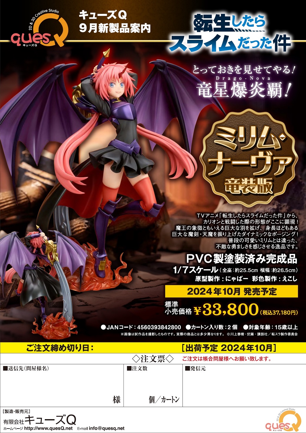 [เปิดจอง] That Time I Got Reincarnated as a Slime Milim Nava - Dragonoid