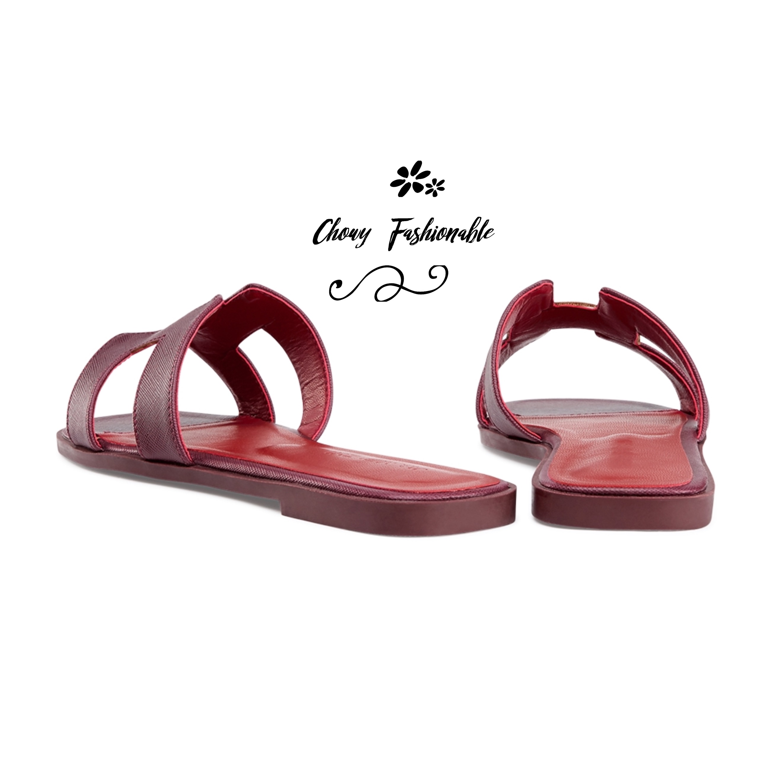 รองเท้าแตะแฟชั่น 38-42 แตะสวมส้นแบน KR0849