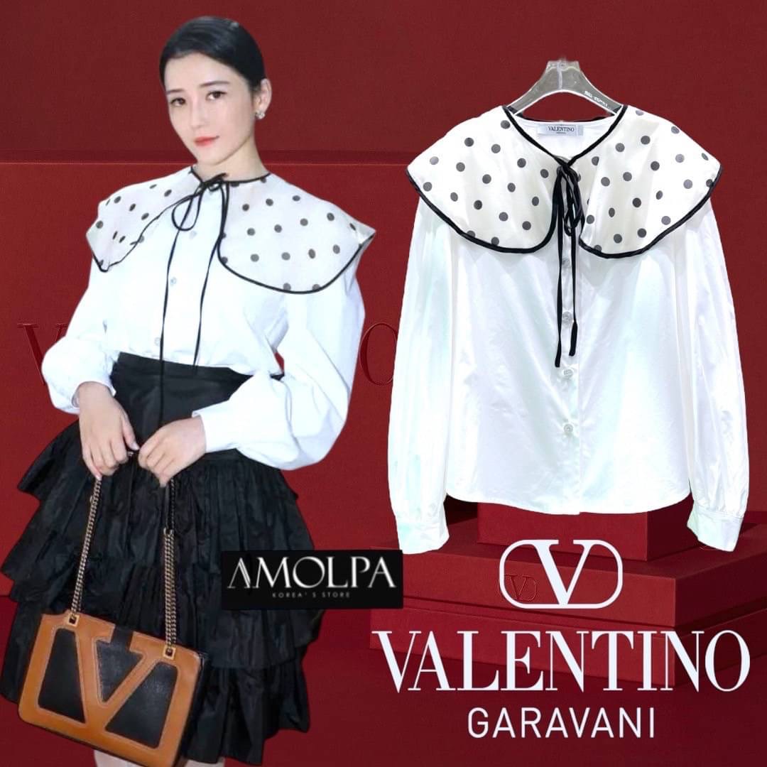SHIRT VALENTINO งานดีมาก มีน้ำหนักสุดๆ เย็นมากๆ ห้ามพลาดเลยน๊า สวยสุดๆ ใส่สบาย : สินค้าคุณภาพ (พร้อมส่ง)