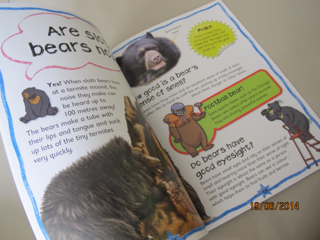 Miles Kelly : First Questions And Answers - Why do bears go fishing? หนังสือคำถามแรกและคำตอบ - ทำไมหมีถึงจับปลาได้