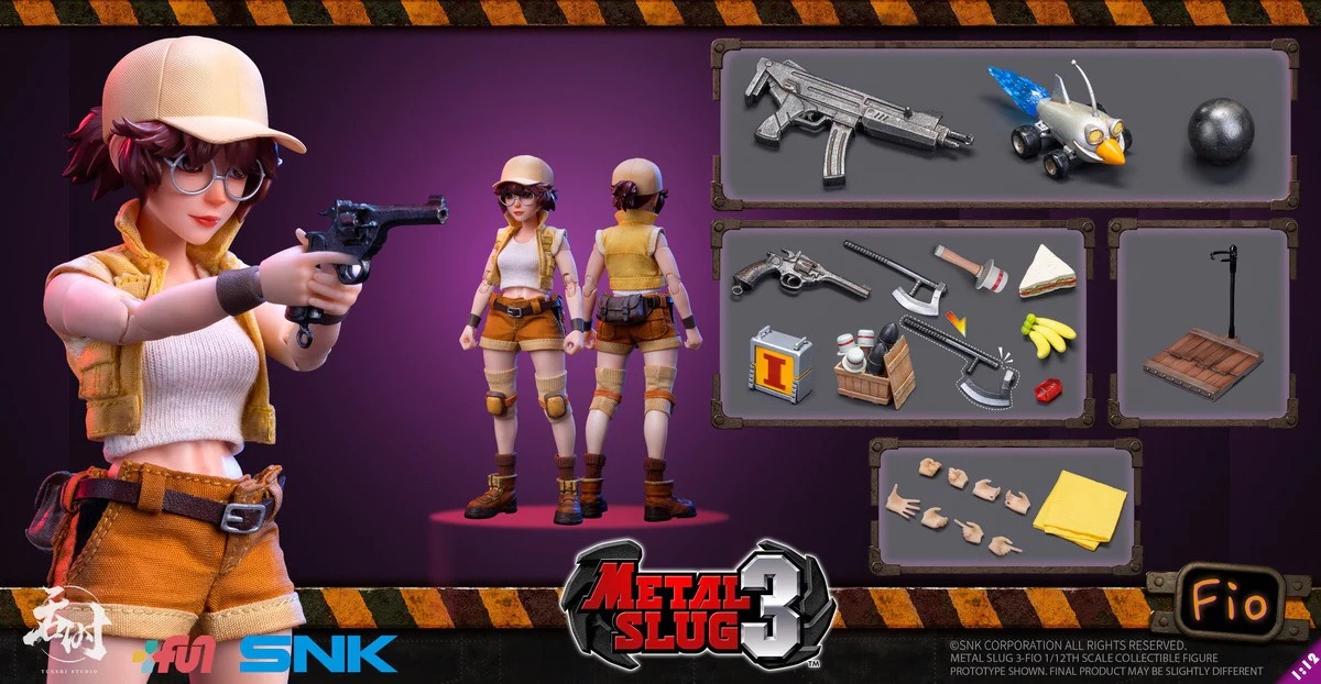 [เปิดจอง] TUNSHI STUDIO 1/12 SNK METAL SLUG III FIOLINA GERMI TS-006