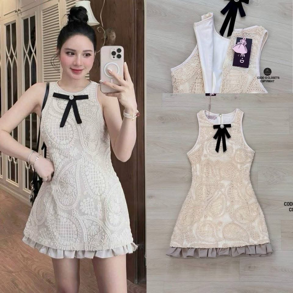 Set.2 ชิ้น เดรส+ เข็มกลัด ใส่สบาย : สินค้าคุณภาพ (พร้อมส่ง)