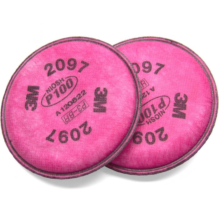 3M รุ่น 2097 (P100) Filter ป้องกันฝุ่นละอองฟูมโลหะ และไอระเหยจากสารตัวทำละลาย