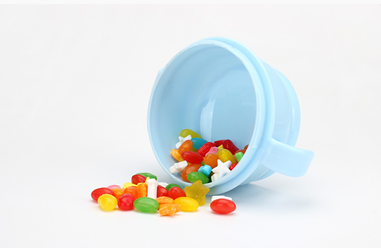 ถ้วยขนมเด็ก กันขนมหก ถ้วยกันอาหารหก ใส่ ขนมเด็ก 6 เดือน ขึ้นไป หัดหยิบกินเอง มีลิ้นกั้น Snack Catcher