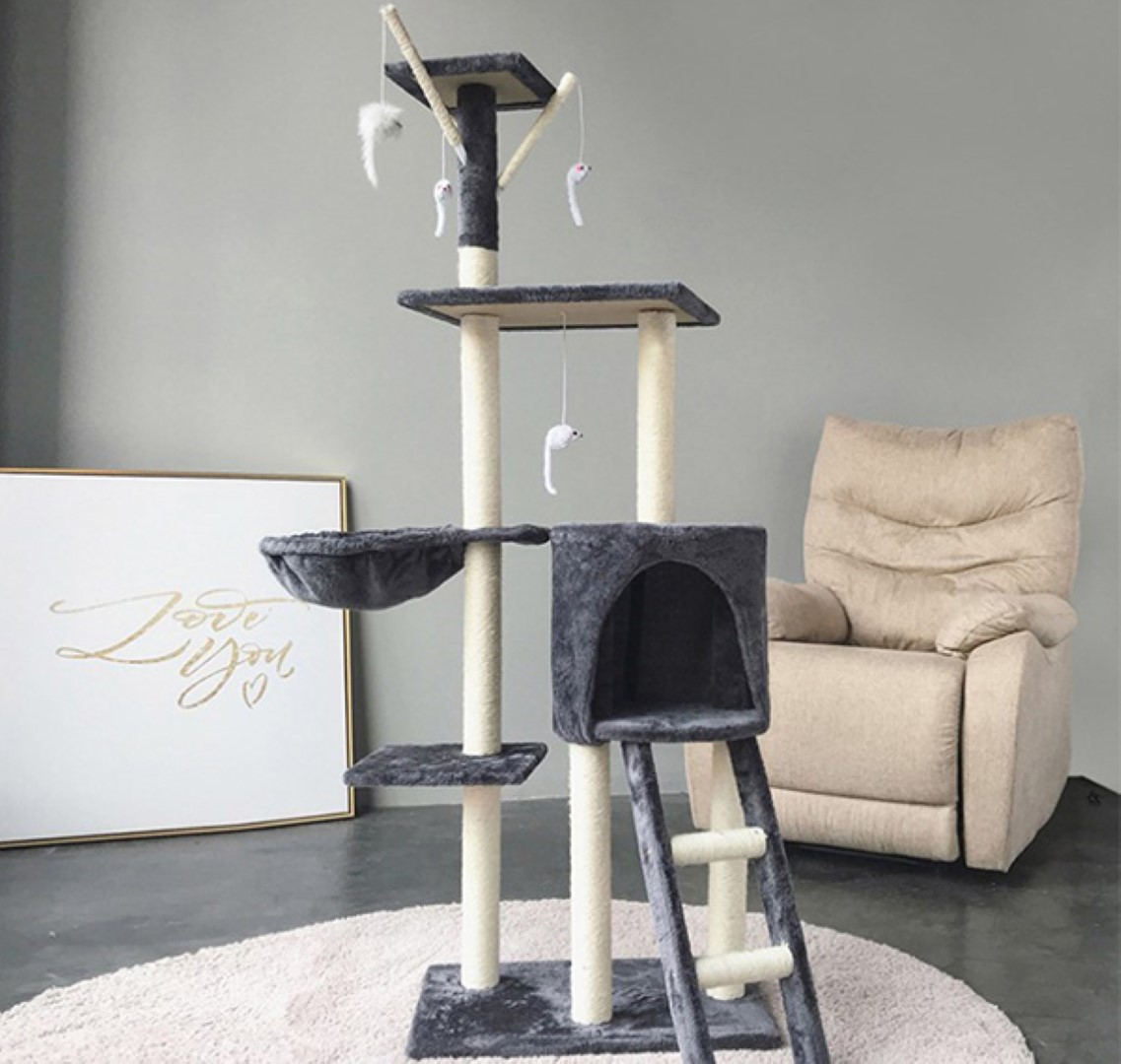 คอนโดแมว Petsuka ความสูง 140 ซม.