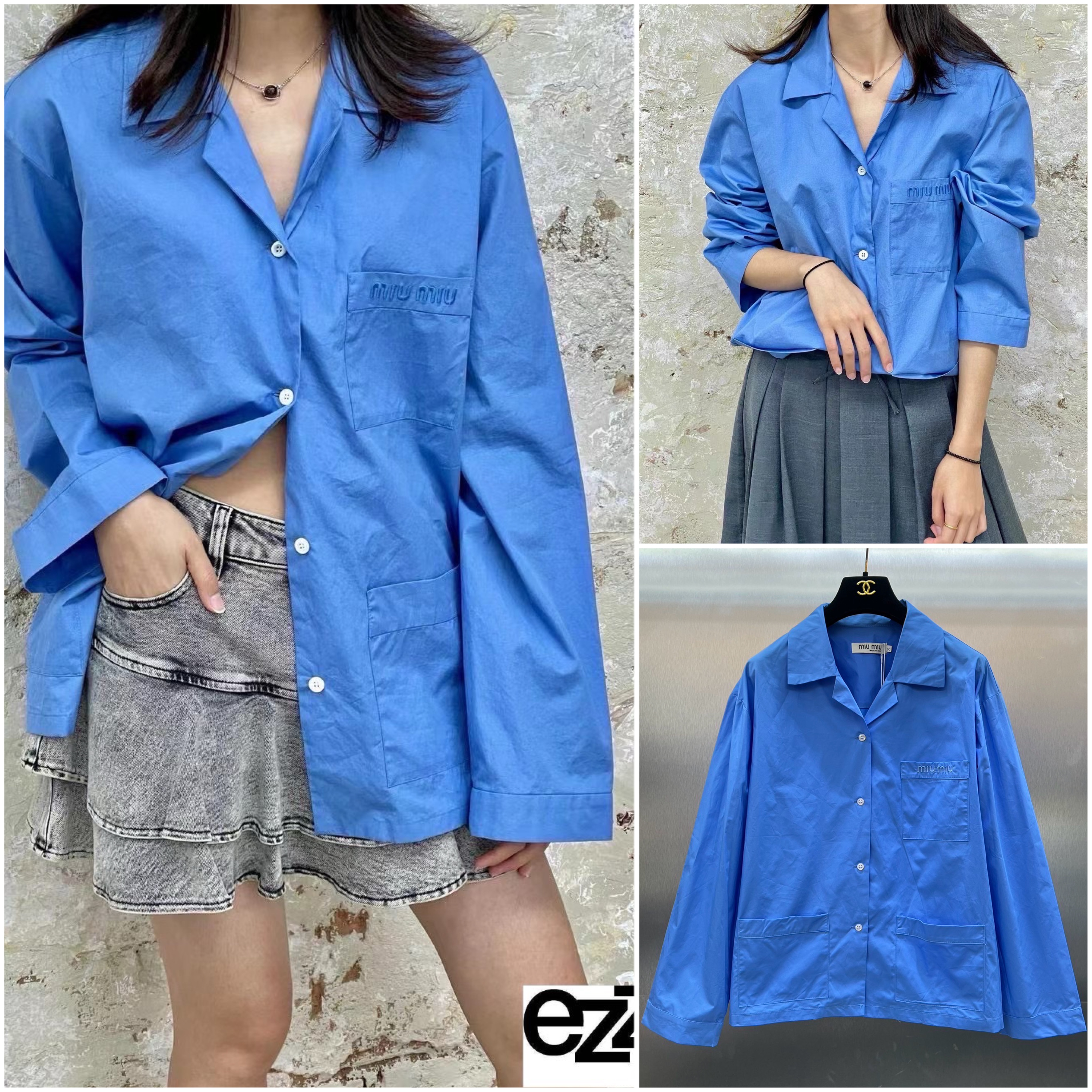 เสื้อเชิ๊ตผ้าคอตตอน ปัก MM logo แพทเทิลสวย เรียบเกร๋ ใส่ง่ายใส่สบาย เชิ๊ตกระดุมหน้า งานสวยไฮเอ็น : สินค้าคุณภาพ (พร้อมส่ง)