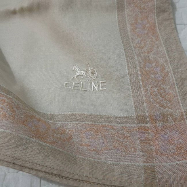ผ้าเช็ดหน้าแบรนด์เนม CELINE