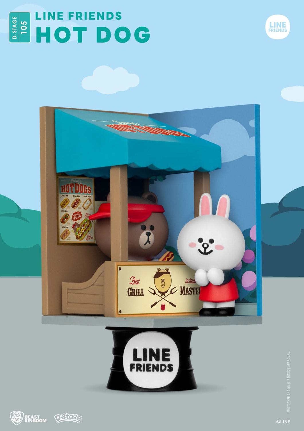 [เปิดจอง] DS015 Hot Dog: Line Friends (D-Stage)