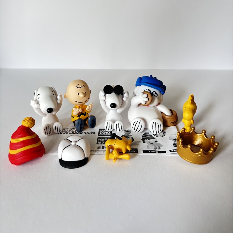 กาชาปองสนูปปี้ PEANUTS Hide & Seek Hide