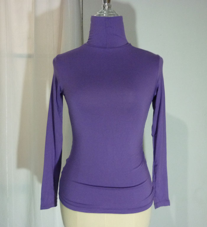 เสื้อฮีทเทคหญิง สีม่วง Uniqlo Heattech SzS
