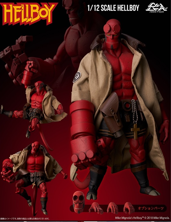 พร้อมส่ง 1000toys - 1/12 Hellboy