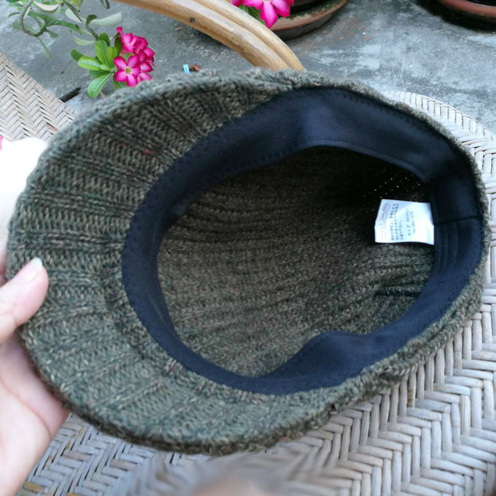 หมวกติงลี่ หมวกแฟลตแค็ป เป็นไหมพรม สวยมาก