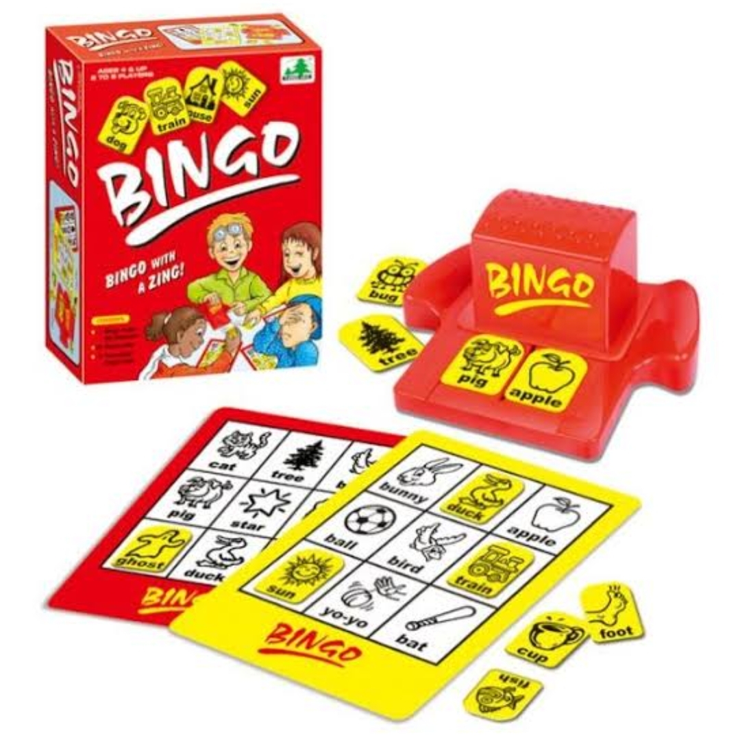 เกมกระดานบิงโกคำศัพท์ Bingo พร้อมเครื่องสุ่มการ์ดแสนสนุก