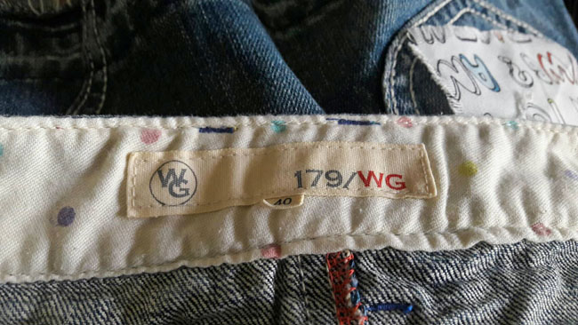 กระโปรงยีนส์แบรนด์ดัง 179/WG แนวเซอร์เก๋มาก 33-38-12