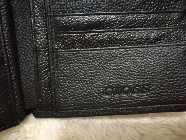 กระเป๋าสตางค์หนังแท้ GIOSS LEATHER /ของใหม่/