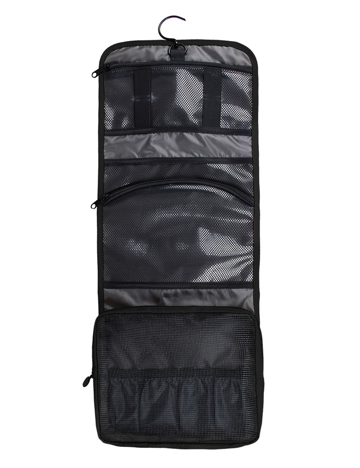 Bagsmart กระเป๋าใส่อุปกรณ์อาบน้ำ คุณภาพสูง ใส่อุปกรณ์อาบน้ำ แขวนได้ สำหรับเดินทาง ท่องเที่ยว (Black)