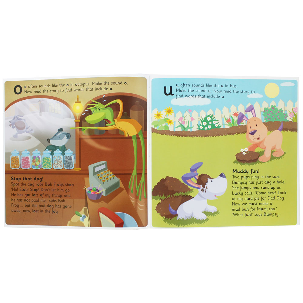 Learn First Words and Phonics With Red Hen And Her Friends by Gill Davies : หนังสือนิทานโฟนิคส์ แม่ไก่สีแดง