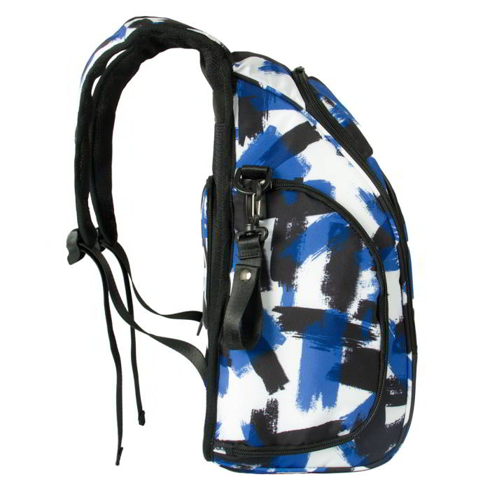 Ecosusi กระเป๋าคุณแม่ กระเป๋าสัมภาระคุณแม่ กระเป๋าแม่ลูกอ่อน แบบเป้ มาพร้อมแผ่นรองเปลี่ยนผ้าอ้อม, สายคล้องรถเข็น, ช่องเก็บความร้อน-เย็น (Navy Patten)