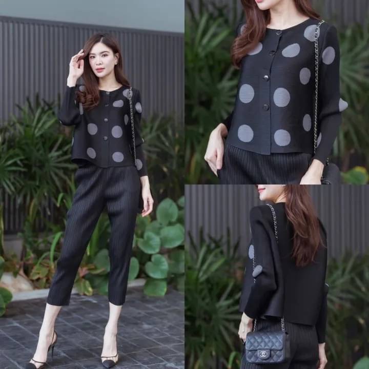 ชุดเซตผ้าอัดพลีท แบบงานBrand คุณภาพแน่นๆ AA Premium : สินค้าคุณภาพ (พร้อมส่ง)