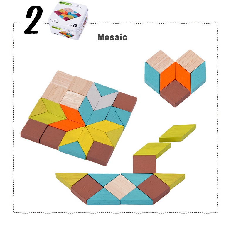 กล่องกิจกรรม Games For Trip ของเล่นไม้เด็ก ในกล่องเหล็กสำหรับเดินทาง