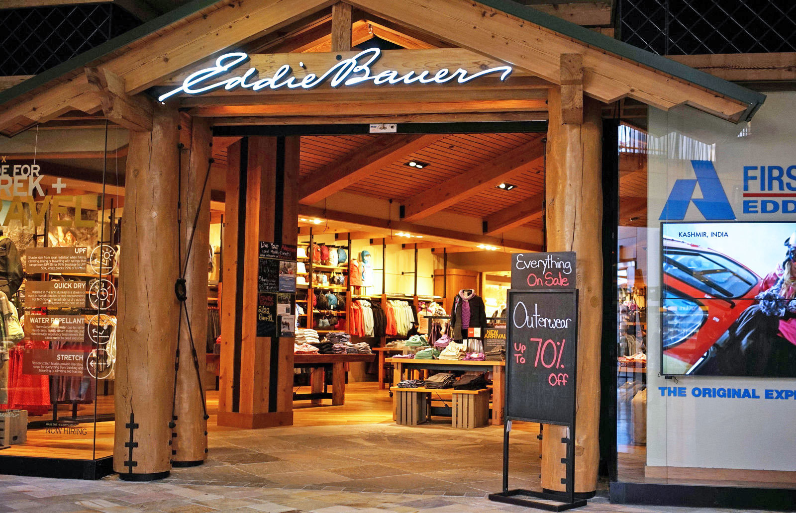หมวกผ้าฟลีซหนา Eddie Bauer Made in U.S.A.