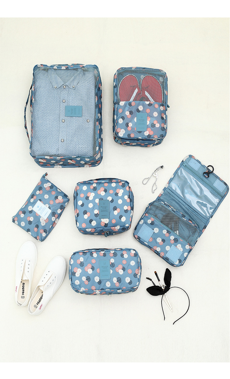 DINIWELL กระเป๋าใส่อุปกรณ์อาบน้ำ แขวนได้ สำหรับเดินทาง ท่องเที่ยว พกพาสะดวก ผลิตจากโพลีเอสเตอร์คุณภาพสูง