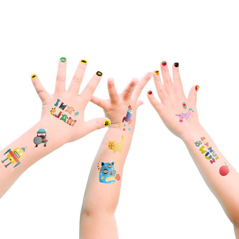 Tattoo รูปลอก ติดผิวหนังและเล็บสำหรับเด็ก Joan Miro – Tattoo and Nail Sticker For Girls/Boys